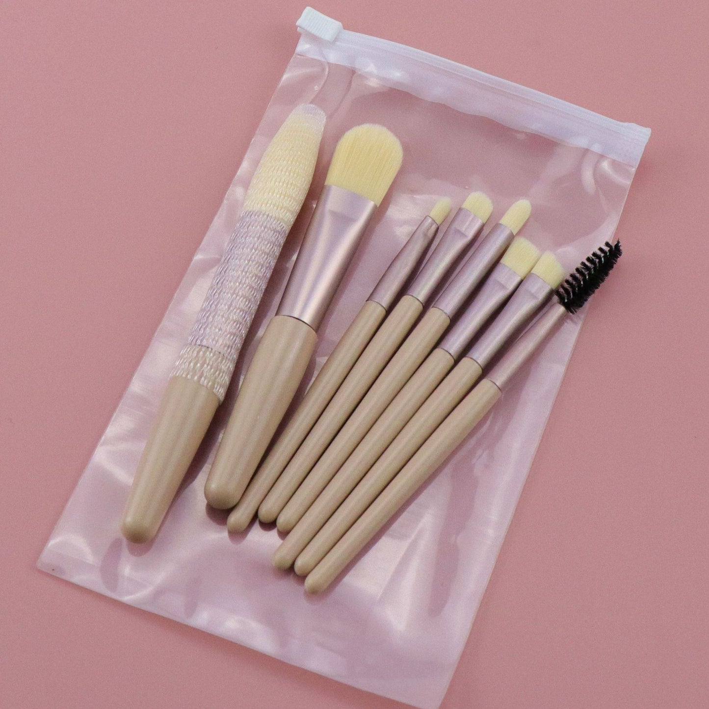 Combo Pcs Portable Models Macaron Color Artificial Fiber Soft Makeup Brushes Accessories