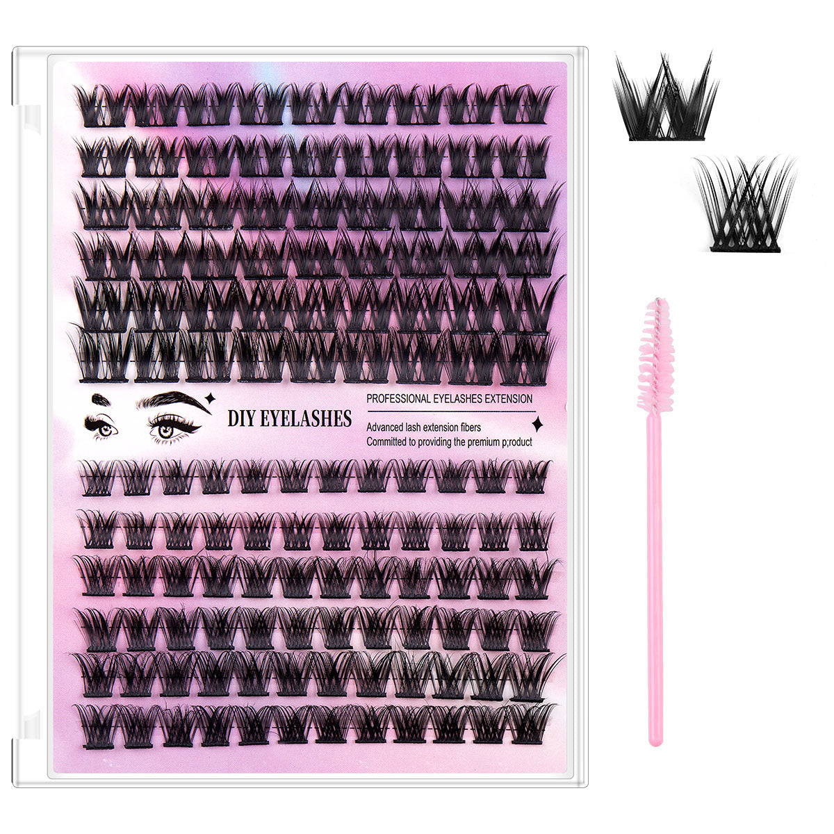 Eyelash Sets Of Boxes Natural Thick Volume Individual False Lashes