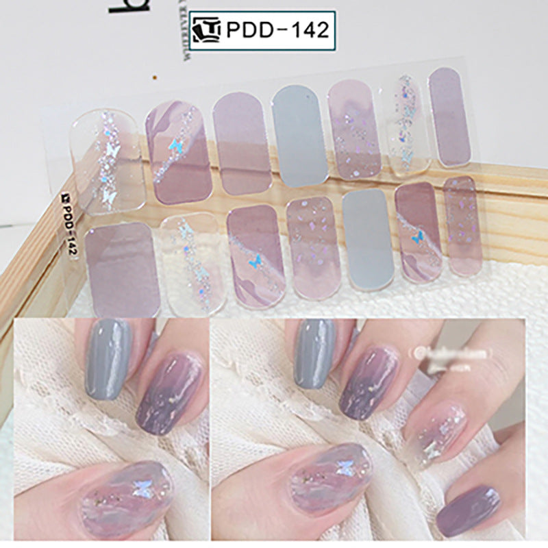 Love Waterproof Durable Applique Finished Patch Nail Art