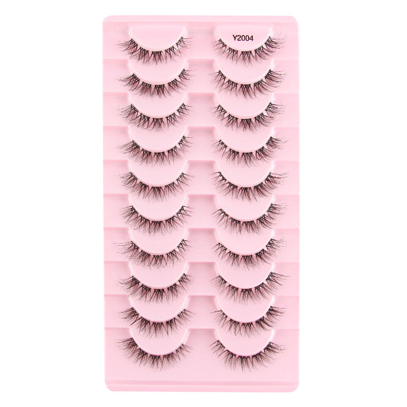 Simulation Natural Curling Pair Life Short False Lashes