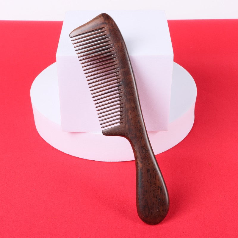 Brosse à cheveux en ébène cm pour modelage de coiffure, manche en boule, brosses et peignes pour cheveux fins