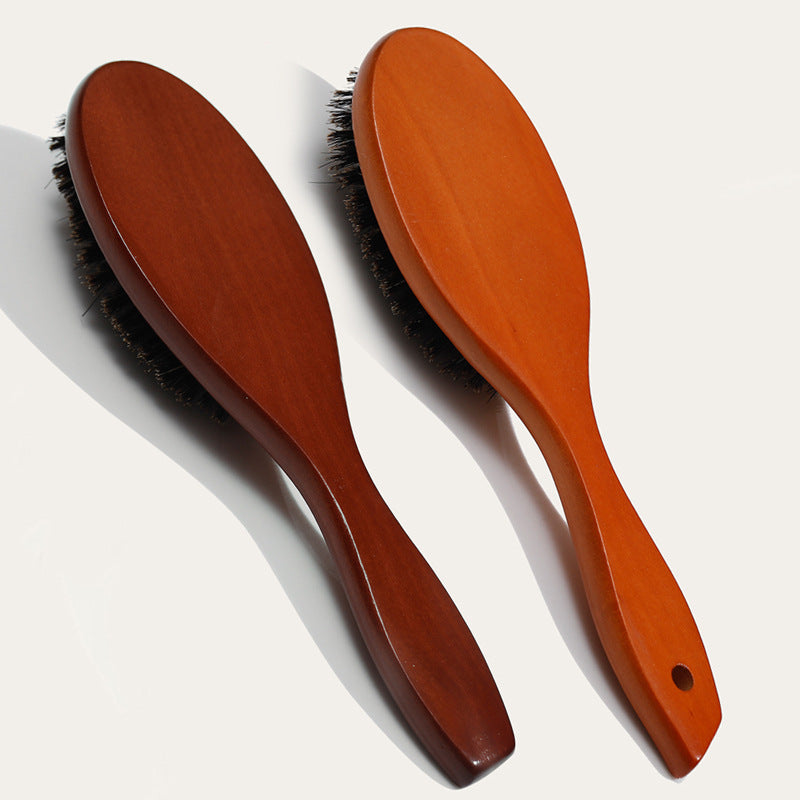 Brosses et peignes à cheveux à coussin d'air en bois massif Mme Long