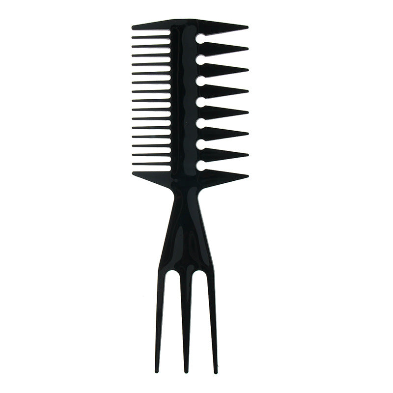 Brosses et peignes à cheveux rétro pour hommes, texture de modélisation de la tête arrière, en plastique, grande taille