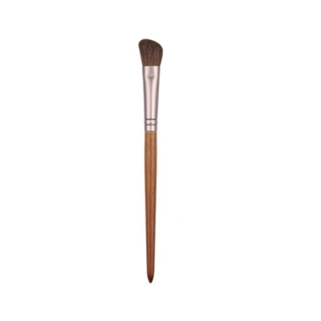 Log Beech Handle Animal Brush Wool Powder Blush Makeup Brushes Accessories