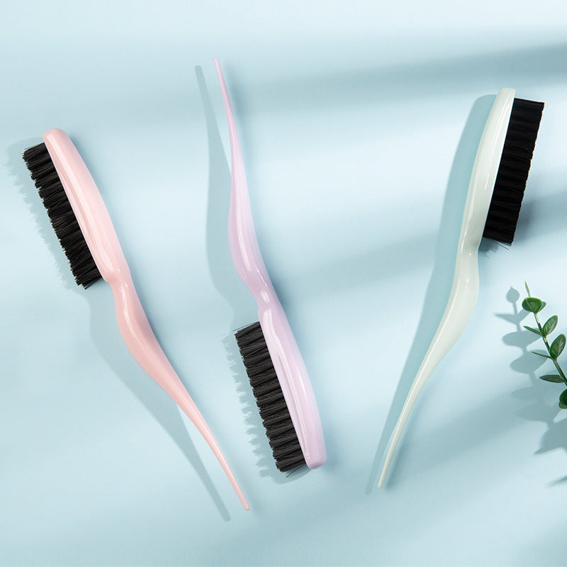 Pack de brosses et peignes à poils longs pour queue pointue et chignon moelleux