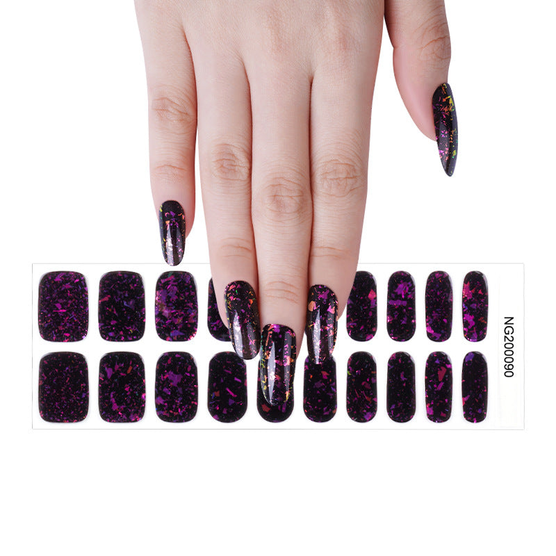 Glamorous Versatile Light Gel Uv Paper Nail Stickers