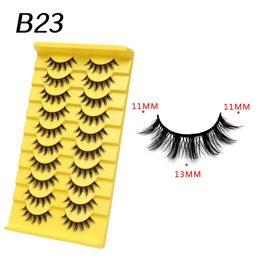 Ten Double Pairs Of Eyelashes Little Devil False Lashes