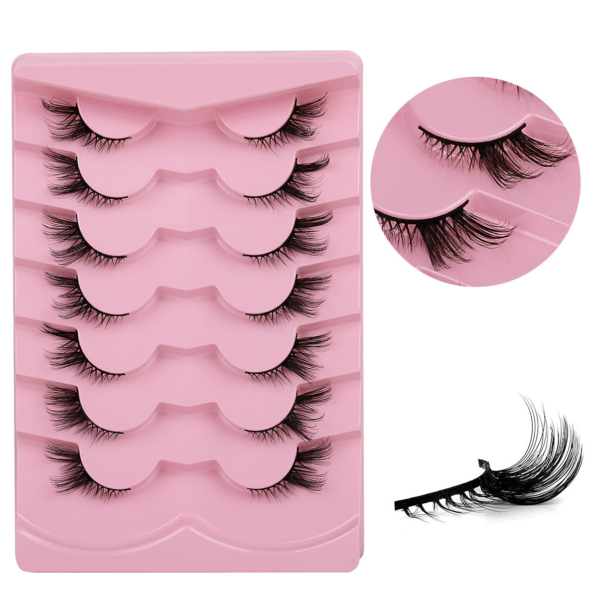 Curly Russian Eyelashes Fluffy Thick Three-dimensional False Lashes