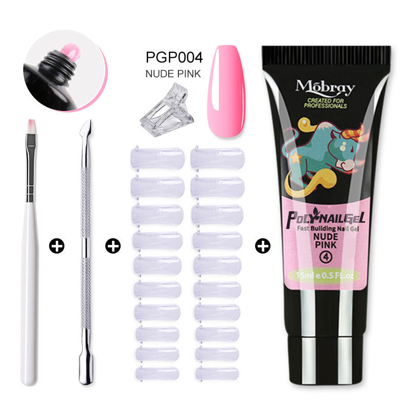 Beauty Crystal Extended Glue Suit Quick Nail Tool Set