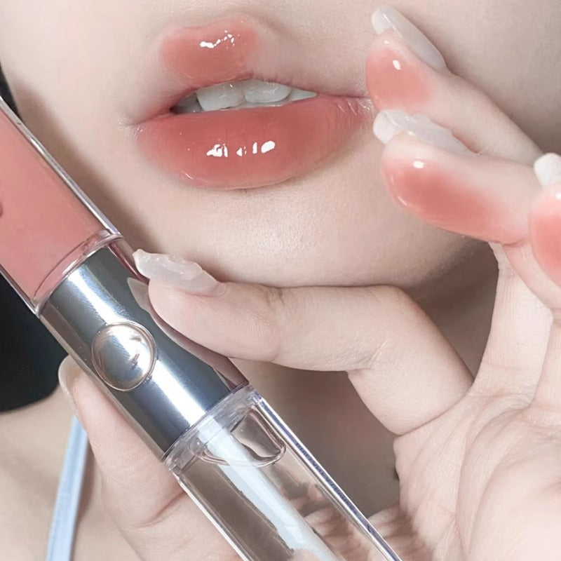 Water Cinnamon Milk Tea Double-headed Glaze Lip Glosses