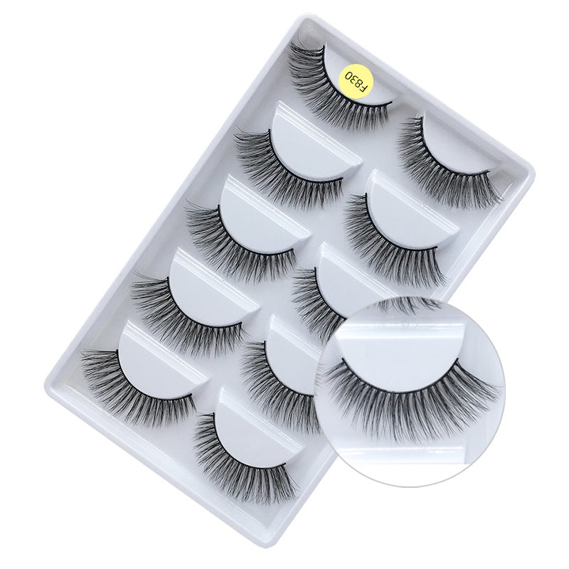 Eyelashes Natural Thick Pairs Mixed Eyelash False Lashes