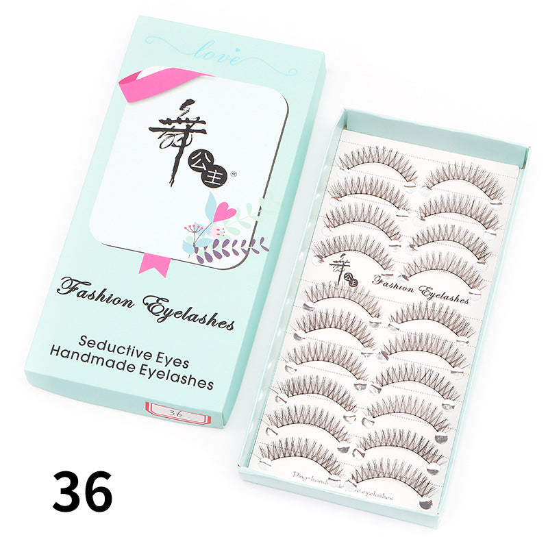 Cils de princesse de danse pour femmes, affûtage des cils, faux cils naturels