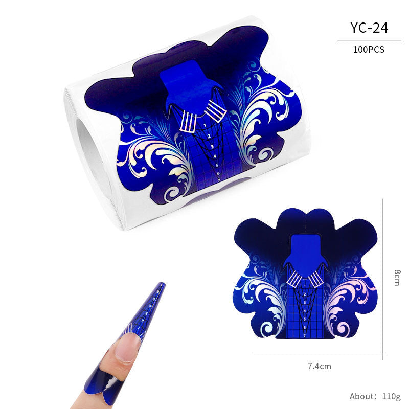 Paper Holder French Therapy Extension Butterfly Nail Tool Set