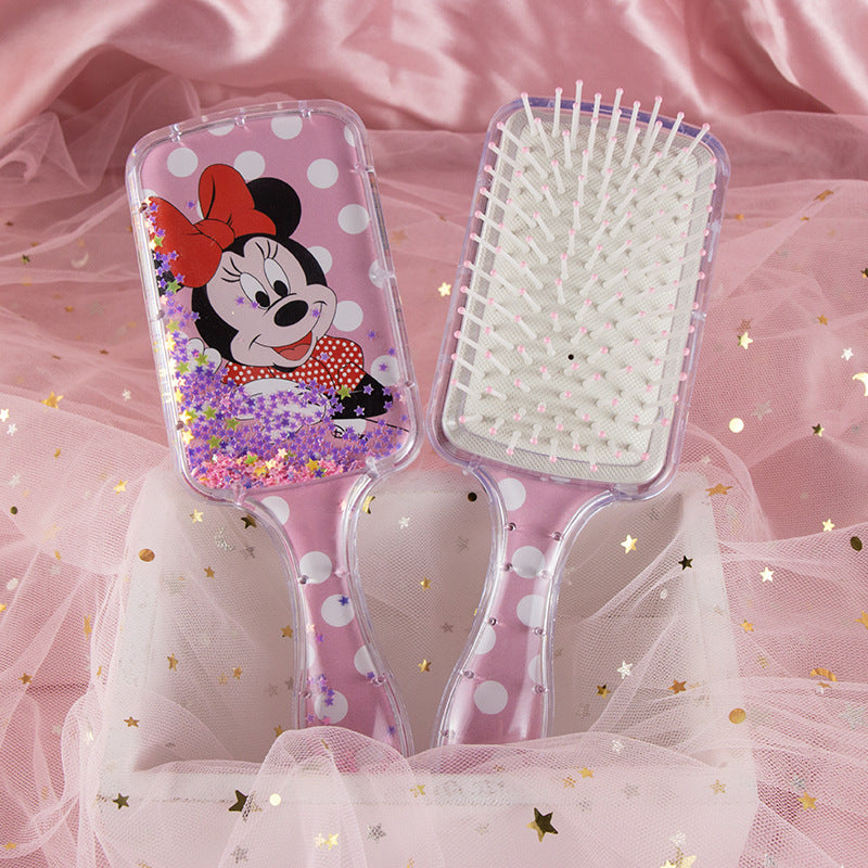 Brosses et peignes à cheveux en plastique avec coussin d'air et dessin animé Tangle