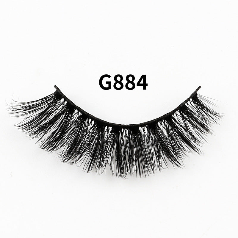 Russian Eyelashes Curling Large Curl Volume Pairs Natural False Lashes