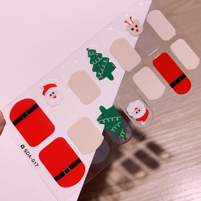 Style Beauty Full Small Cute Tree Nail Stickers