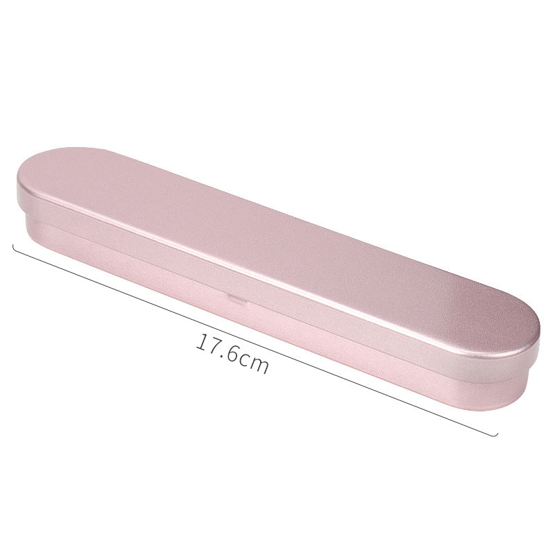 Tinplate Eyelash Tweezer Storage Box Grafting Tweezers Double False Lashes