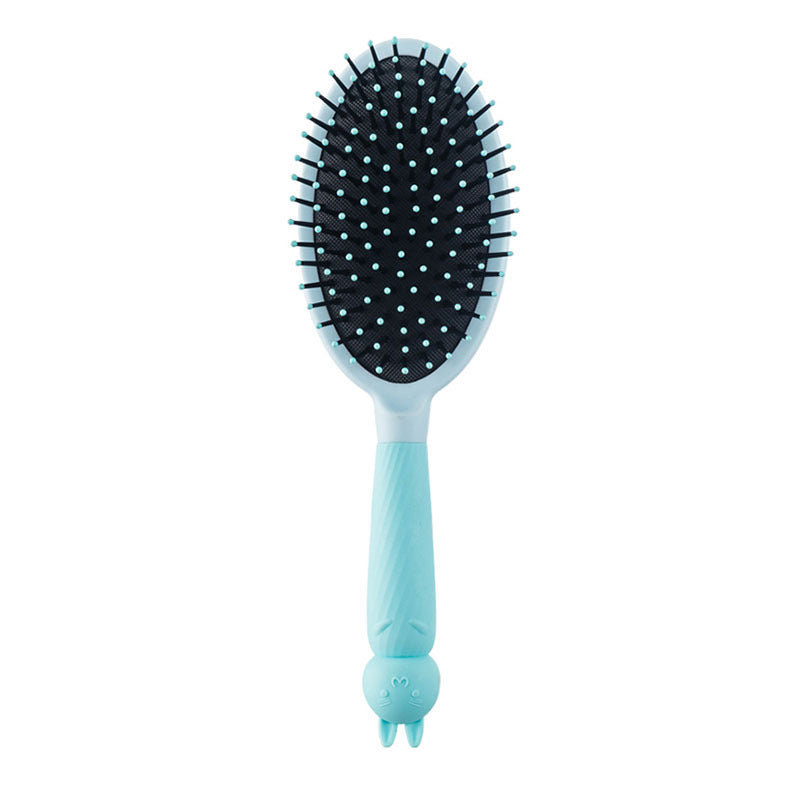 Brosses et peignes à cheveux pour femmes avec coussin d'air et poignée en silicone adorables