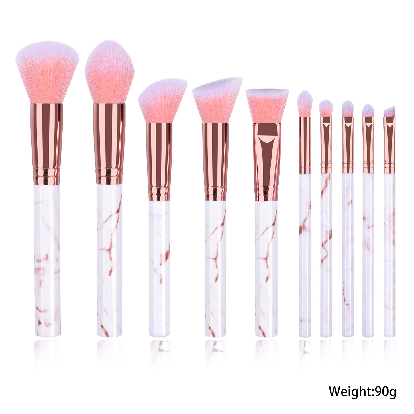 Clearance Brush Pink Suit Marble Beginner Makeup Brushes Accessories