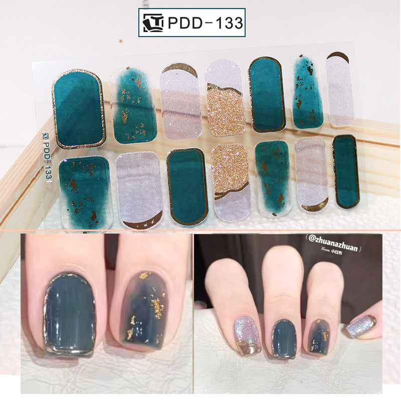 Love Waterproof Durable Applique Finished Patch Nail Art