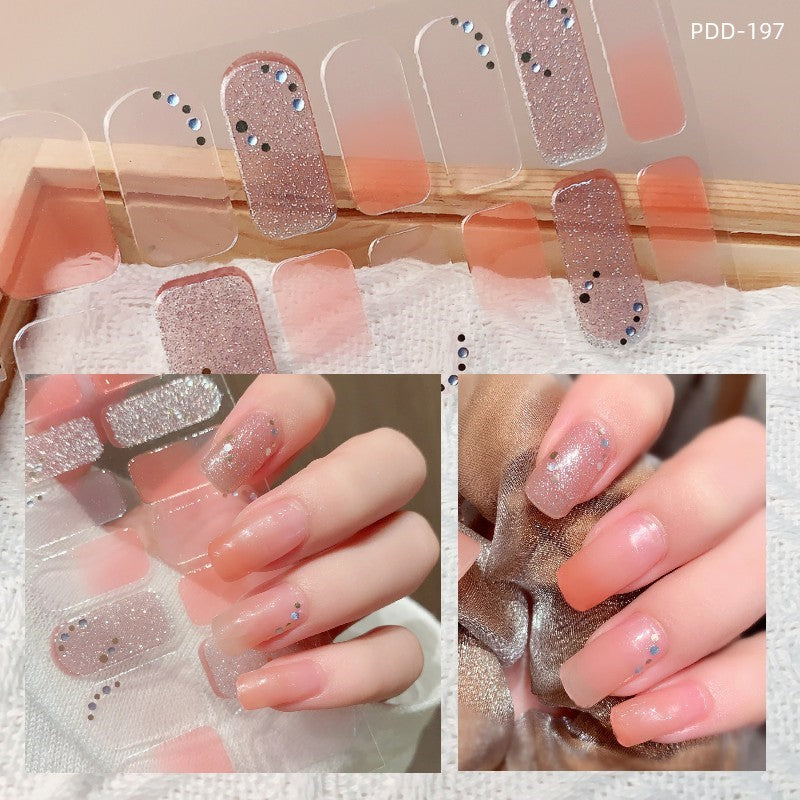 Love Waterproof Durable Applique Finished Patch Nail Art