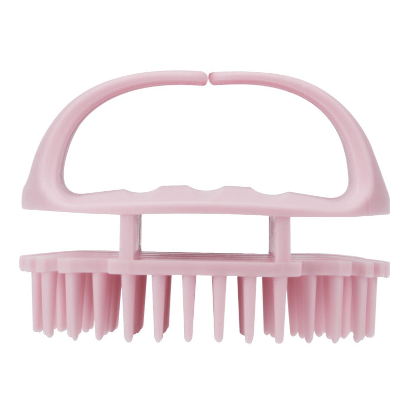 Brosse de massage sèche pour cuir chevelu Nettoyage des brosses et peignes à cheveux creux