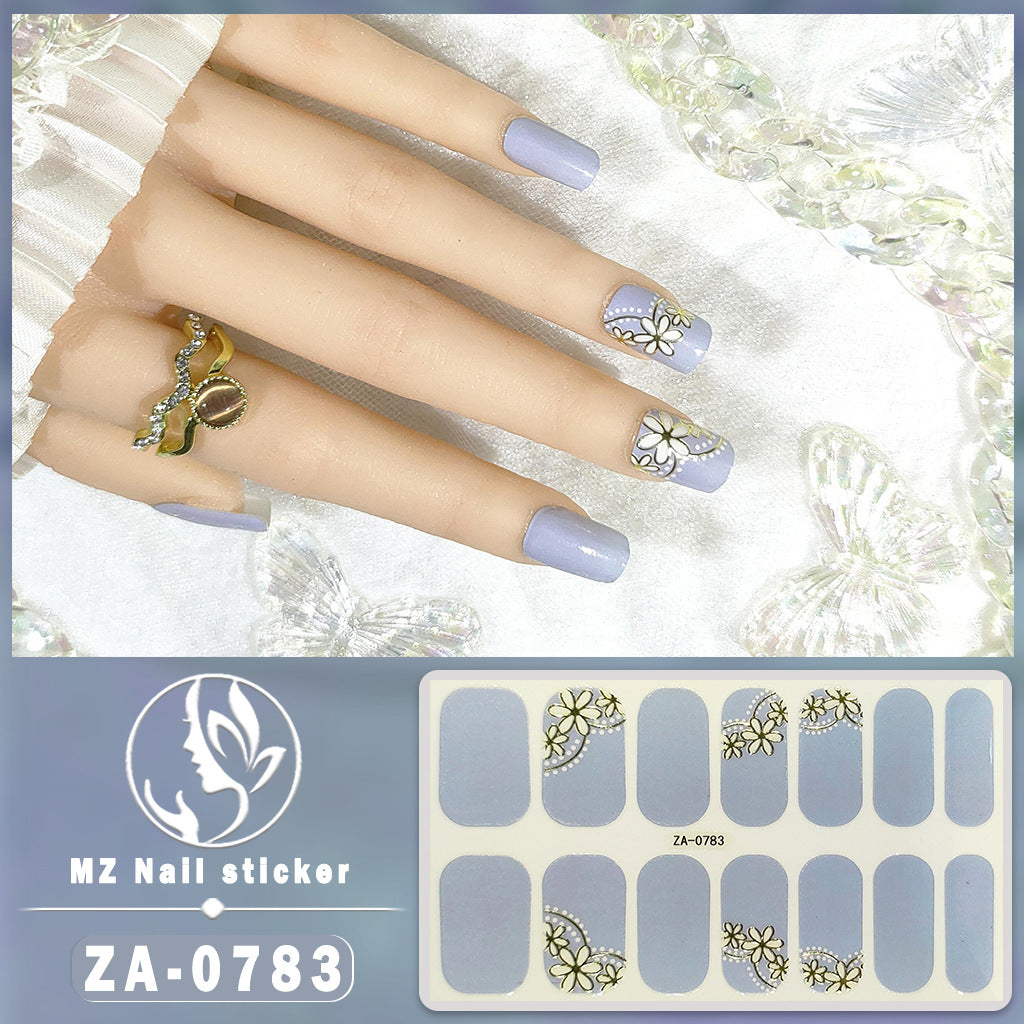 Full Oil Film Hand Manicure Implement Nail Stickers