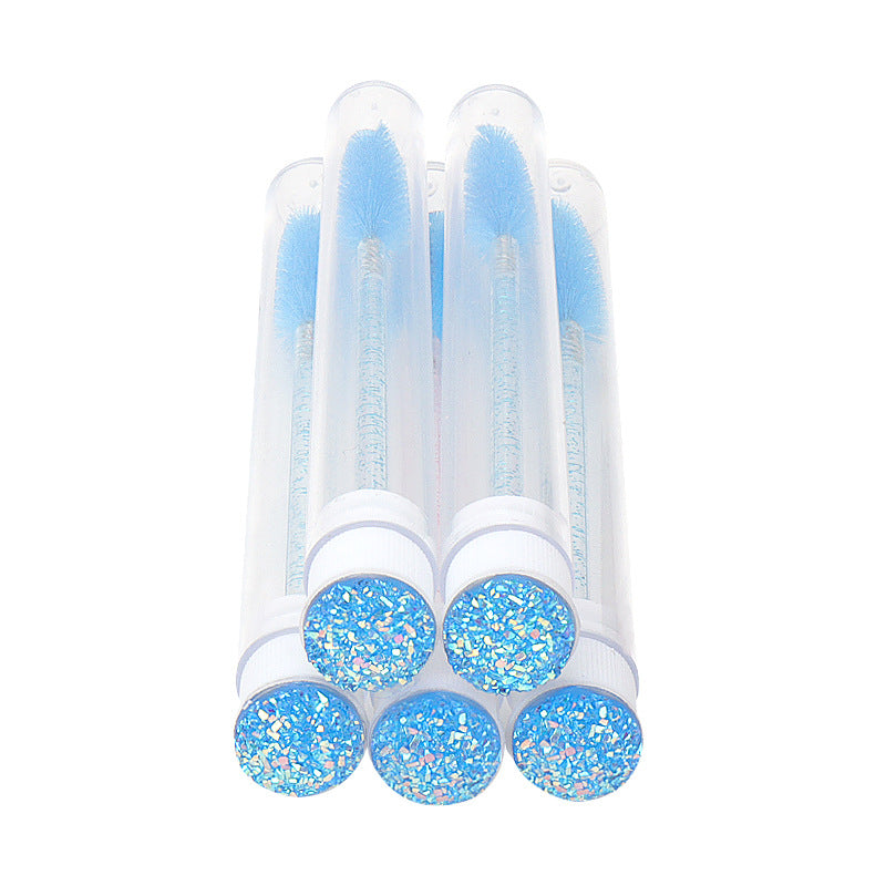 With Diamond Mascara Brush Disposable Crystal Makeup Brushes Accessories