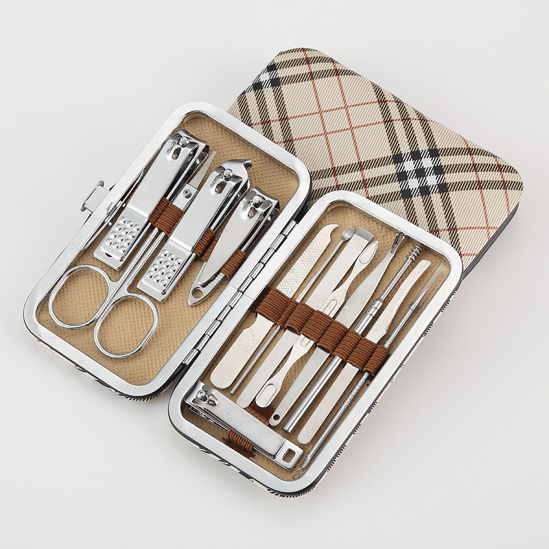 Ensemble de ciseaux, coupe-ongles, outils de manucure, cadeau