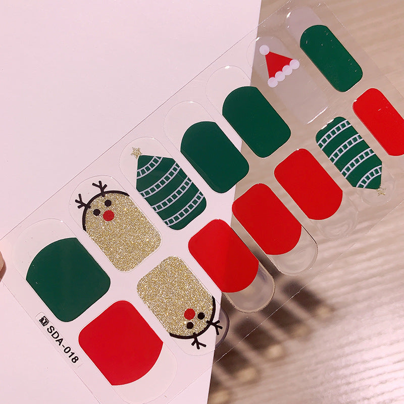 Style Beauty Full Small Cute Tree Nail Stickers