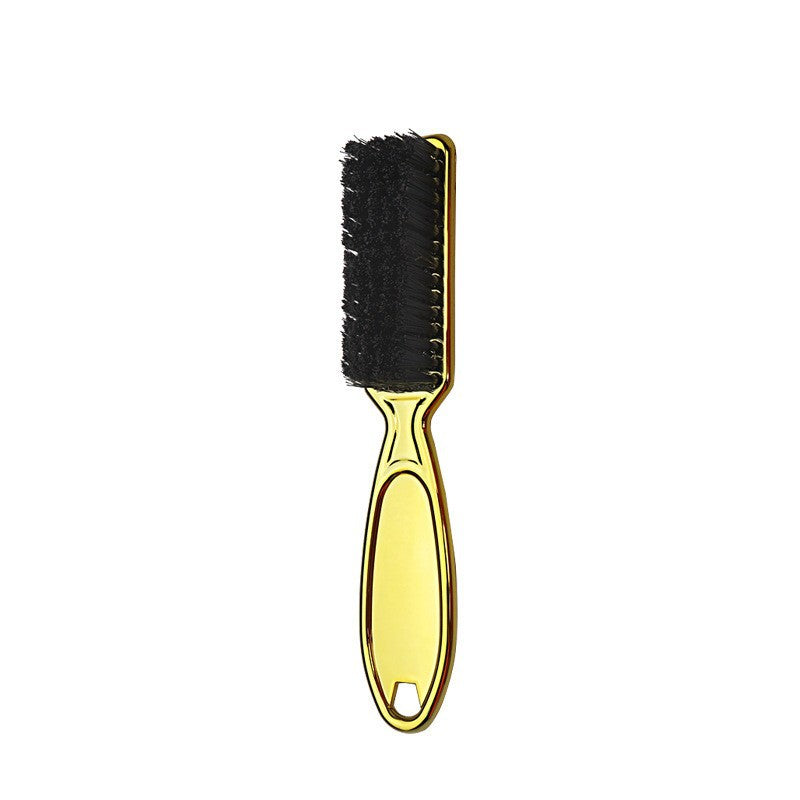 Brosse à tête d'huile, brosses à cheveux et peignes à manche doré galvanisé