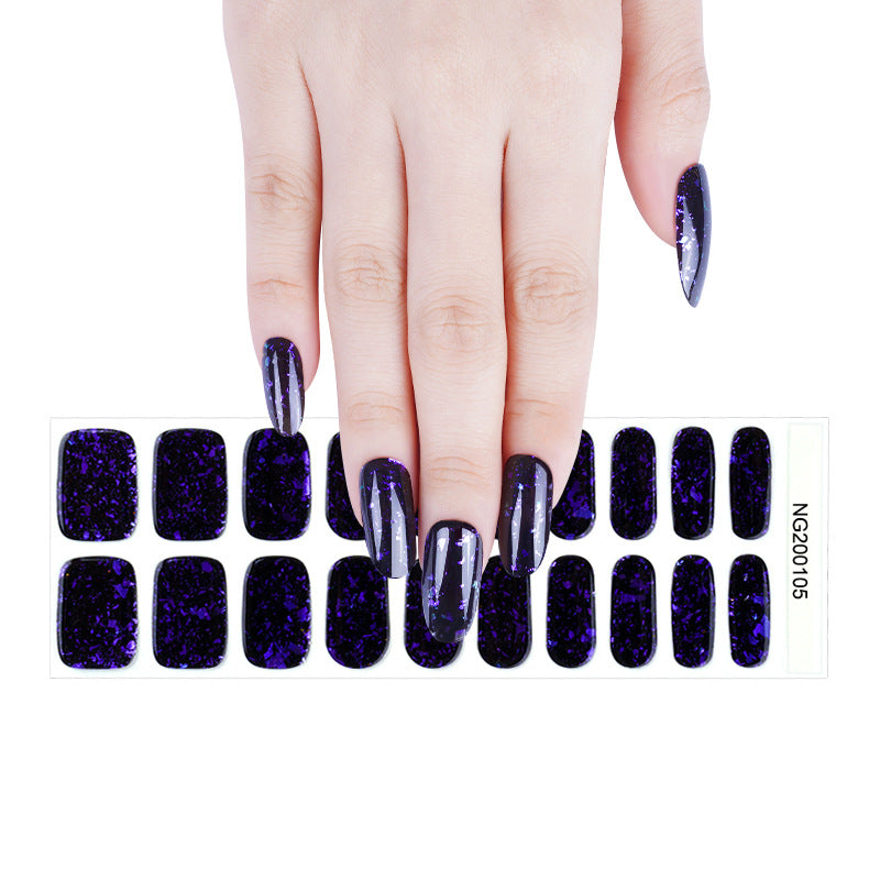 Glamorous Versatile Light Gel Uv Paper Nail Stickers