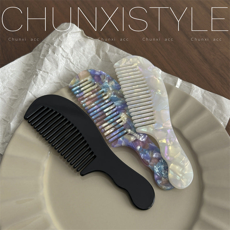 Large Wide Tooth Exquisite Niche Small Hair Brushes & Combs