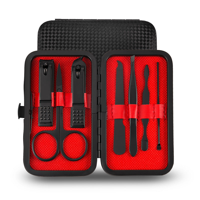 Red Series Beauty Manicure Suit Tools Nail Tool Set