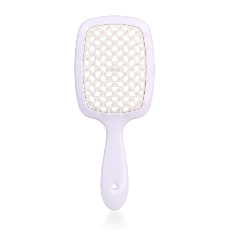 Brosses et peignes de massage en nid d'abeille pour cheveux secs et humides