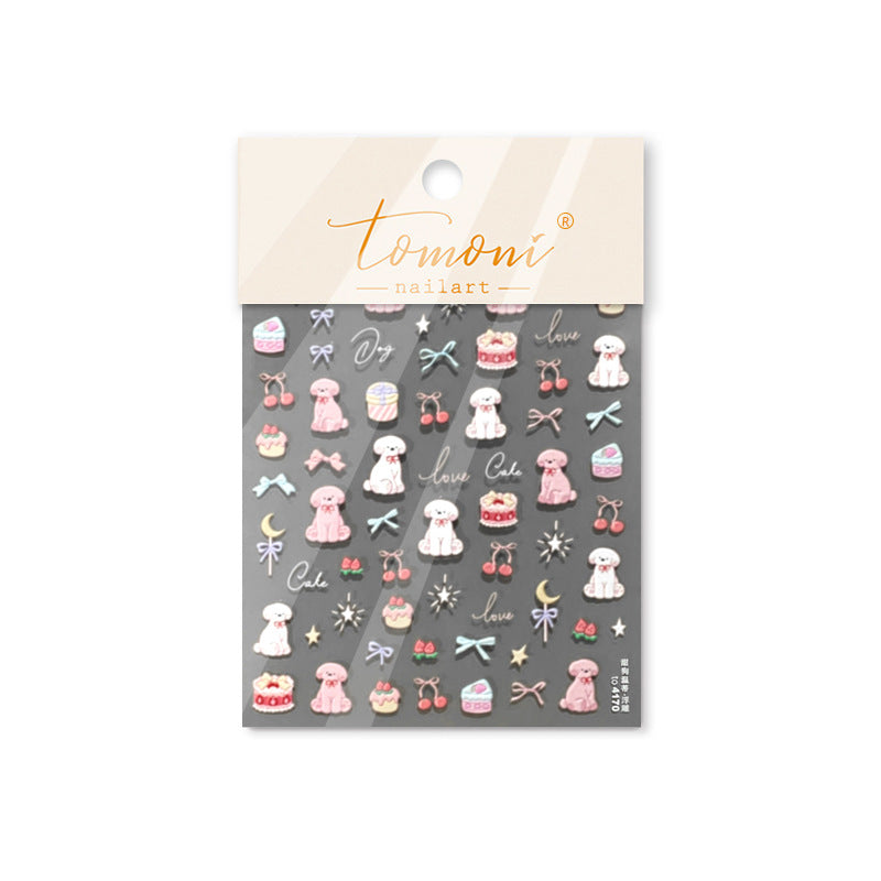 Shell Light Stationery Phone Case Cute Nail Stickers