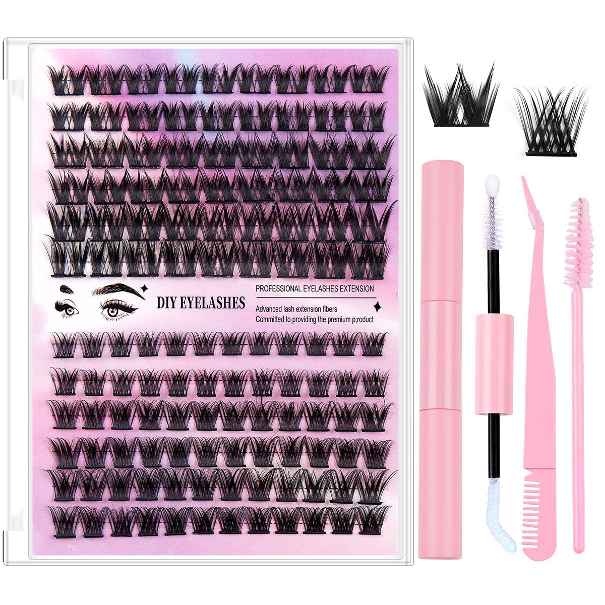 Eyelash Sets Of Boxes Natural Thick Volume Individual False Lashes