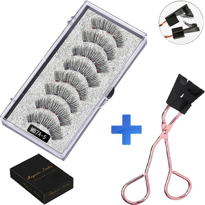 Magnetic Suction Eyelashes Two Pairs Of False Lashes