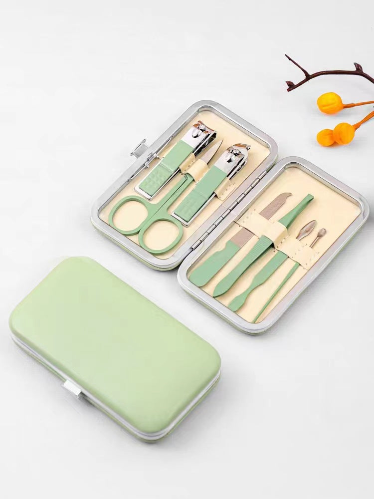 Ensemble d'outils pour ongles, lime à ongles, tondeuse à sourcils, lime à ongles ...