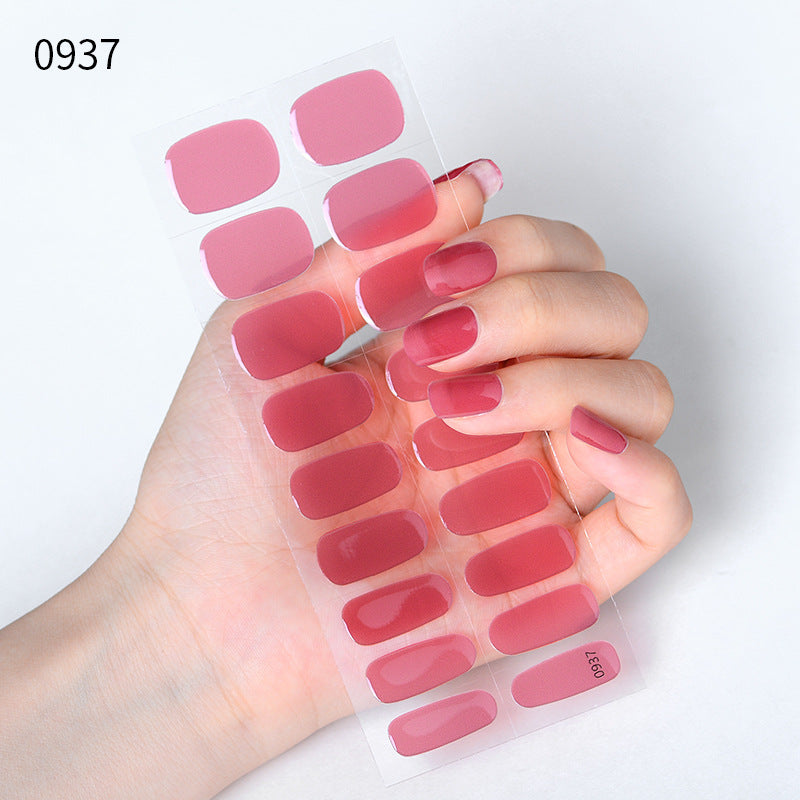 Ice Gel Waterproof Durable Uv Beauty Nail Stickers