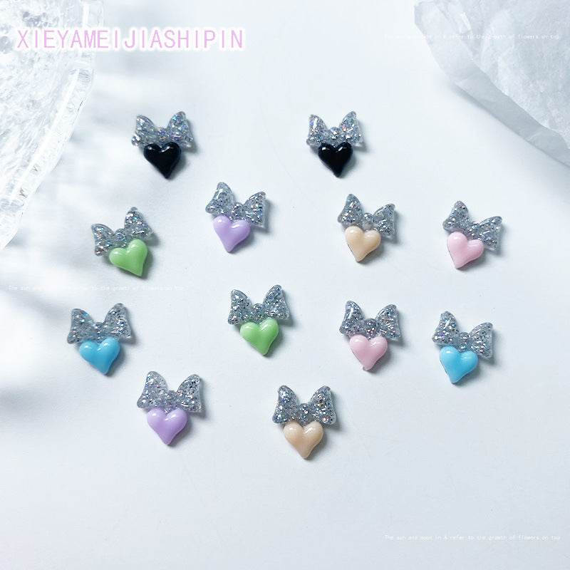 Cute Dispensing Love Bow Tie Manicure Nail Care Nail Art