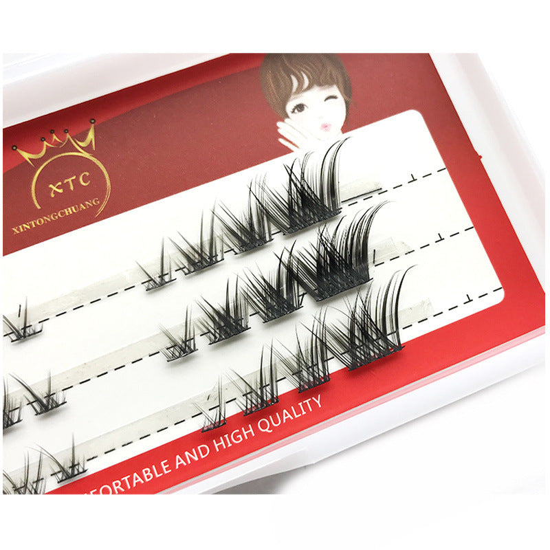 Flying Eyelashes Tail Lengthened Optional Fine Stem False Lashes