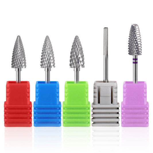 Hard Tungsten Steel Grinding Head Quick Removal Nail Art