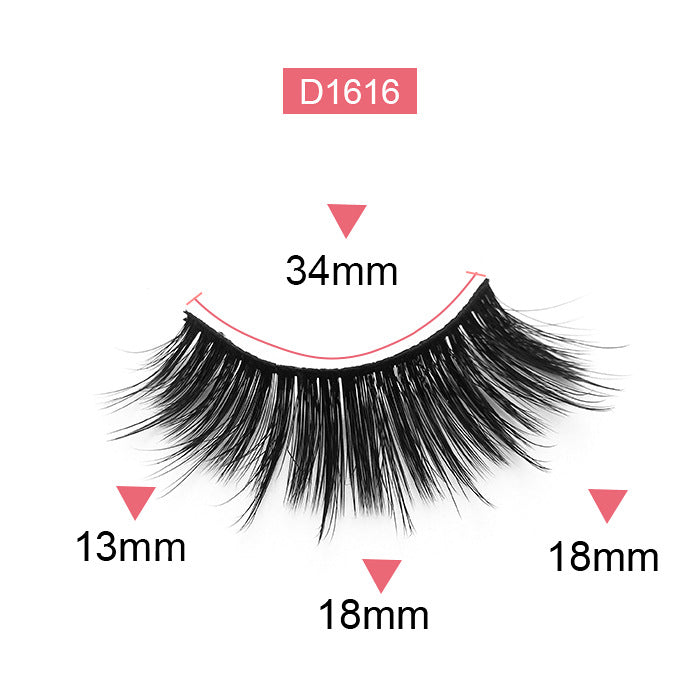 Coffret de faux cils épais, doux et bouclés