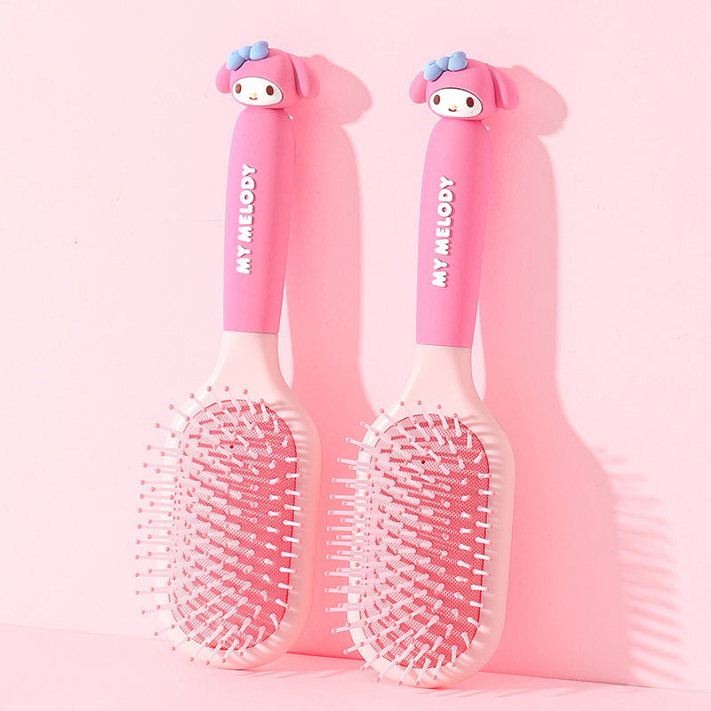 Brosses et peignes à cheveux à coussin d'air autorisés en forme de cœur mignon