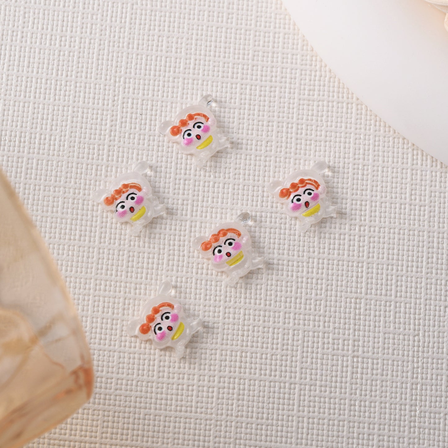 Crayon Ornament Cute Cartoon Resin Niche Nail Care Nail Art