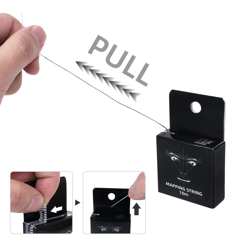 Line Auxiliary Drawing Locating Rule Horizontal With Ink Mark Makeup Accessories