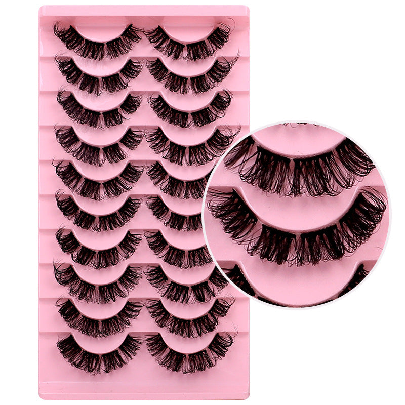 Russian Volume Split Eyelashes Thick Curl False Lashes