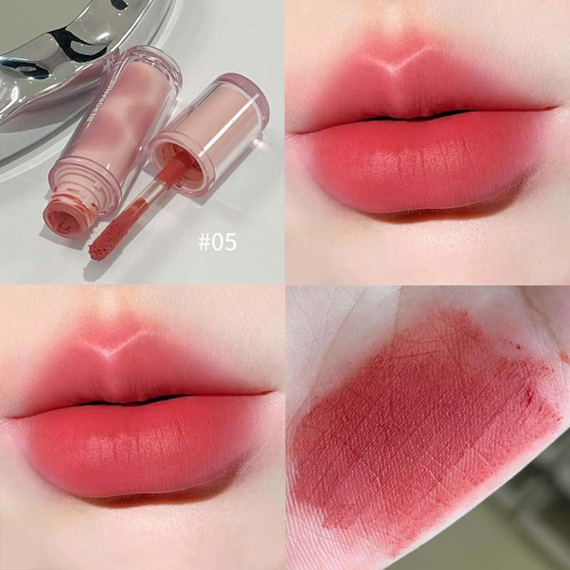 Yarn Matte Glaze Korean Style Veet Plain Lip Glosses