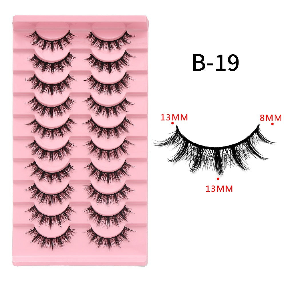 Of Little Devil Eyelashes Natural Hard False Lashes